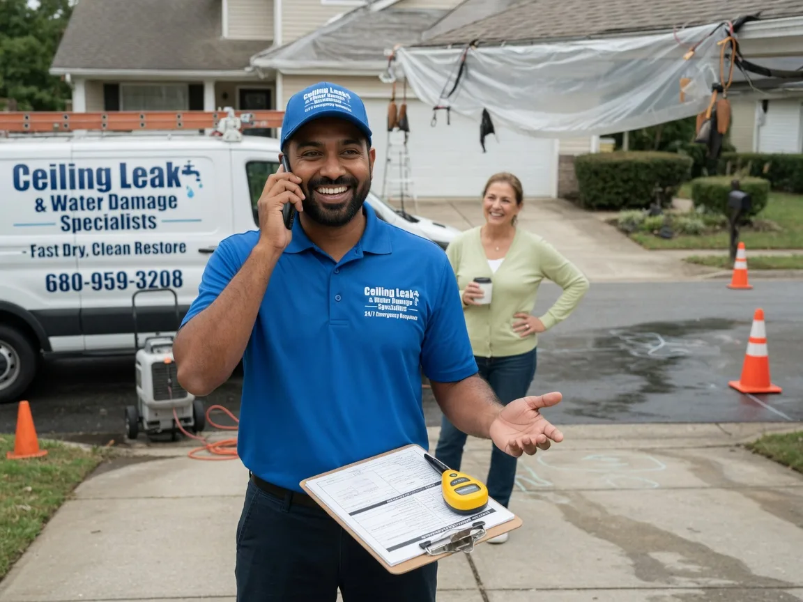 Ceiling Leak Cleanup Moultrie, GA FAQs